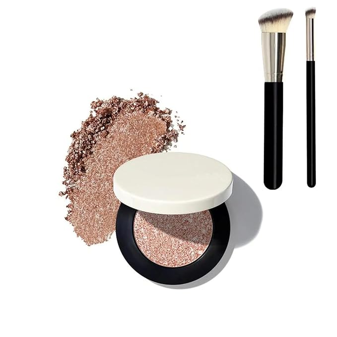 Multicolor Metallic Eyeshadow – Buildable, Dimensional Long-Wear, Shimmering Metallic, Crease-Proof Powder Eyeshadow (1pcs-B)