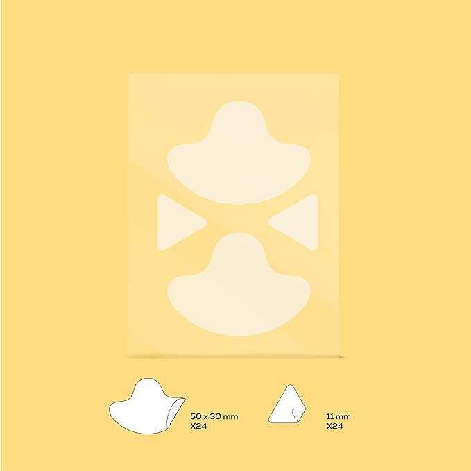 Hanhoo T-Zone Pore Patch Bundle, 24 Pore Patches, 24 Triangle Blemish Patches, Improves Look of Clogged Pores, Mattifies, Shrinks Pimples on T-Zone, Blackhead and Acne Treatment, Korean Skincare