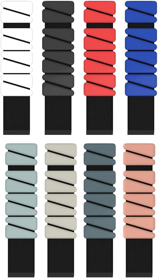 Adjustable Women Wrist Weights - Silicone Bracelet Button 1 LB 2 Per