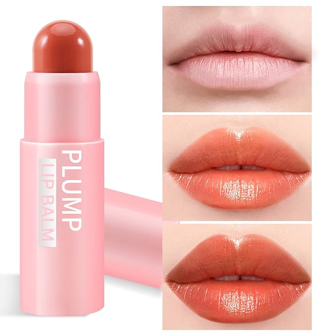 Boobeen Lip Plumping Balm,Moisturizing Lip Plumper Color