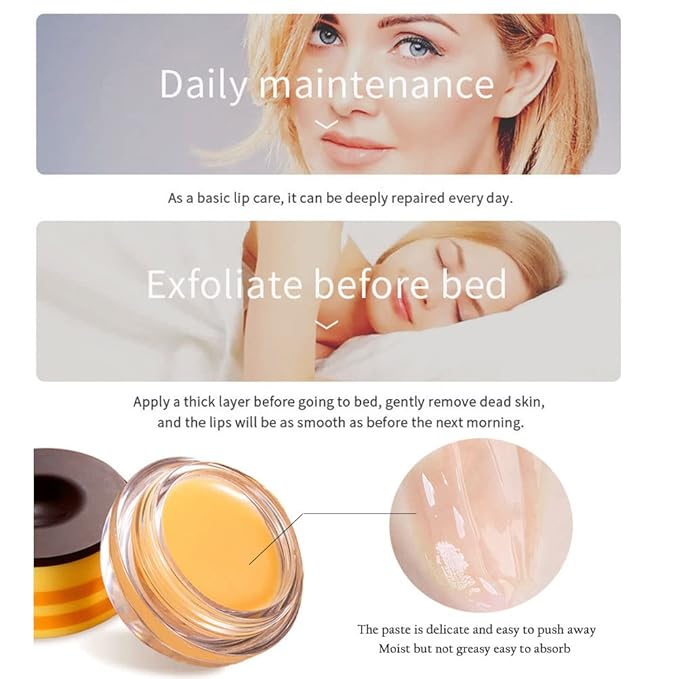 Bee Lip Balm Honey Pot, Strawberry