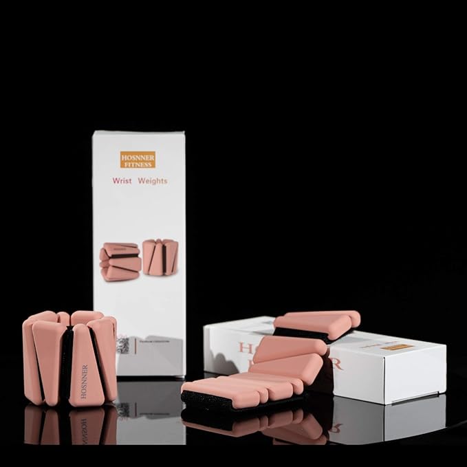 Adjustable Women Wrist Weights - Silicone Bracelet Button 1 LB 2 Per