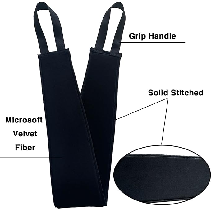 Back Tanning Applicator Back Lotion Applicator Self Tanner Back Applicator Sunless Tanning Back Applicator in Arc Shape Velvety Soft Spread Evenly Reusable and Washable (1pc tanning applicator)