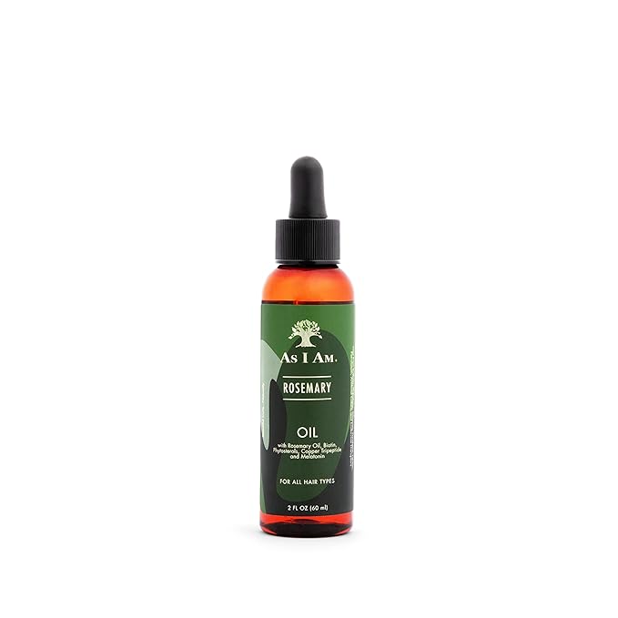 As I Am Rosemary Oil - 2 oz - Hair Density Serum - with Melatonin & Biotin - Vegan & Cruelty Free
