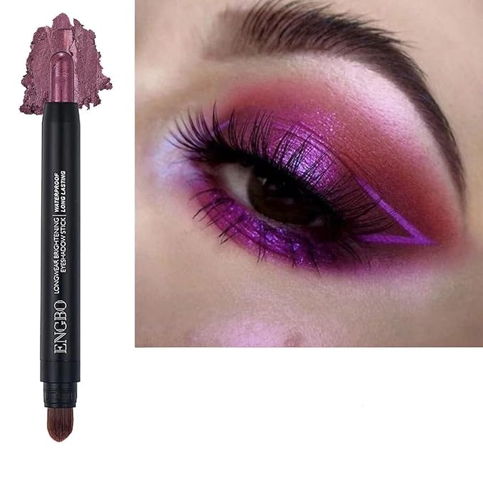 Generic ENGBO Double-Sided Eyeshadow Pencil, Matte & Pearl Shades, Long-Lasting Color (7), 1.21 Ounce (Pack of 1)
