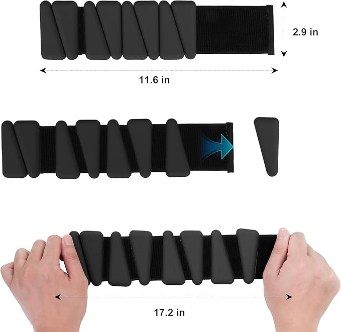 Beyoung Wrist and Ankle Weights for Women Men 2 (1lb (1lb Each),