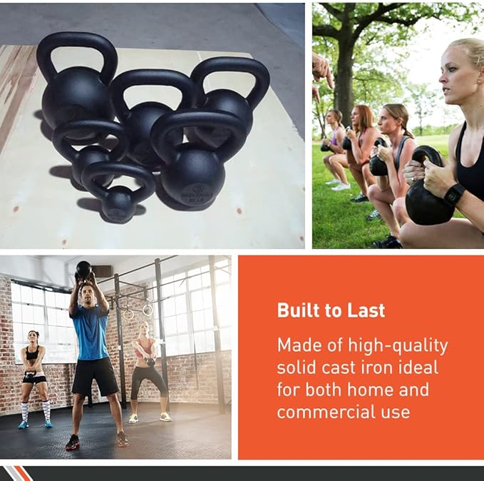 Body Sport Cast Iron Kettlebell Weight