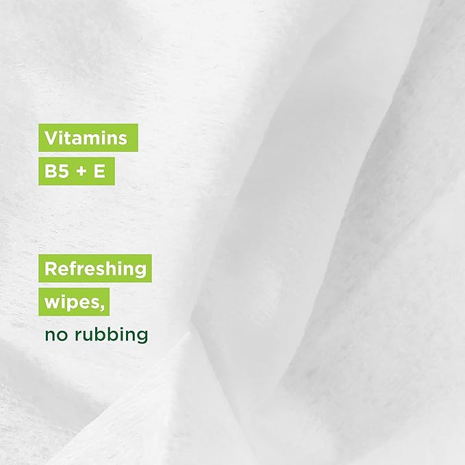 Simple Kind to Skin Facial Wipes Gentle and Effective Makeup Remover Cleansing Free from color and dye artificial perfume and harsh chemicals 25 Wipes