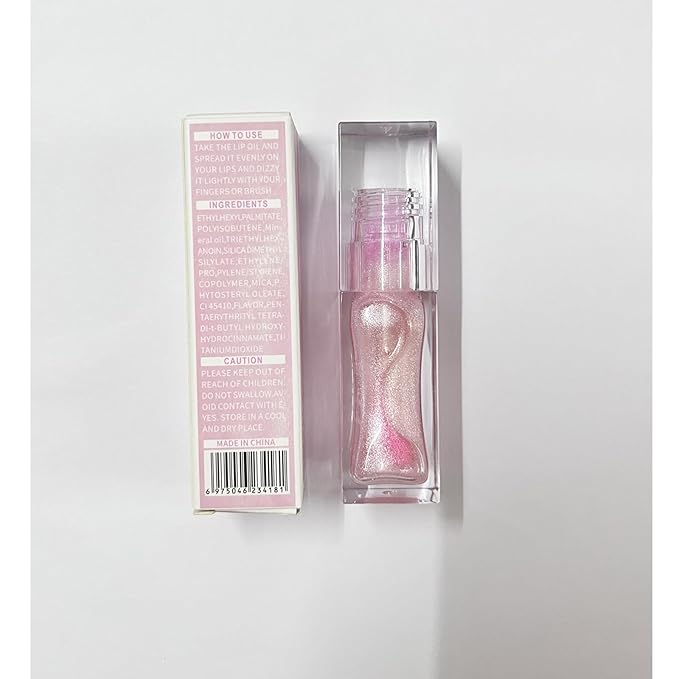 Magic Color Changing Lip Oil V2, Boss Up Color Changing Lip Oil, Big Brush Head Hydrating Plumping Lip Oil Tinted, Long Lasting Nourishing Non-sticky Lip Glow Oil for Lip Care