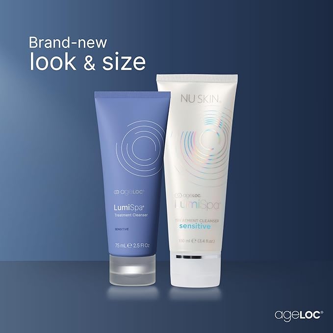 Nu Skin ageLOC LumiSpa Treatment Cleanser | Sensitive Skin | Gentle and Comforting Formula for Balanced Complexion | Enhanced LumiSpa Performance | Infused with ageLOC Technology | 2.5 fl oz
