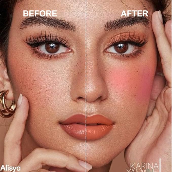 3 Pcs Multi-Use Makeup Cream Blush Stick Set, Unidollssbeauty 3-in-1 Buildable Blush Stick Set, Hydrating formula, All day wear, Easy Application with a Random Accessory Included(01,03,04)