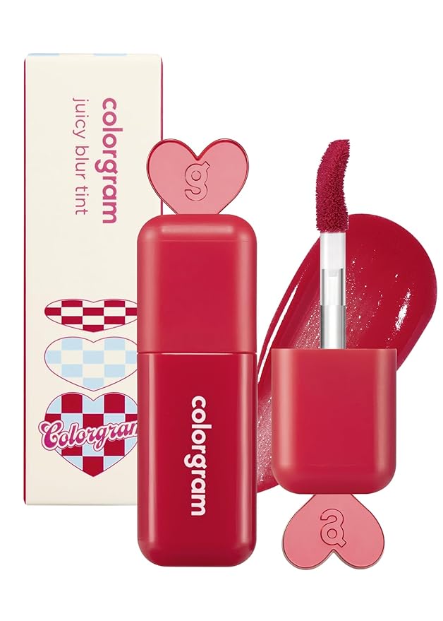 COLORGRAM Juicy Blur Tint 03 Class Apple | Daily Semi-Matte, Semi-Glossy, Long-Lasting Lip Stain, Moisturizing, Buildable & Blendable, highly Pigmented (0.12 Fl. Oz.)