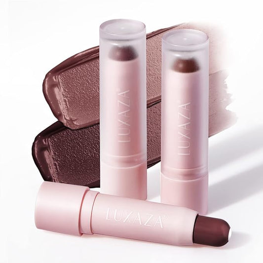 2PCS Tinted Lip Balm, Natural Semi-Gloss Hydrating
