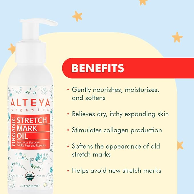 Alteya Organics Organic Pregnancy Stretch Oil Oz/110mL