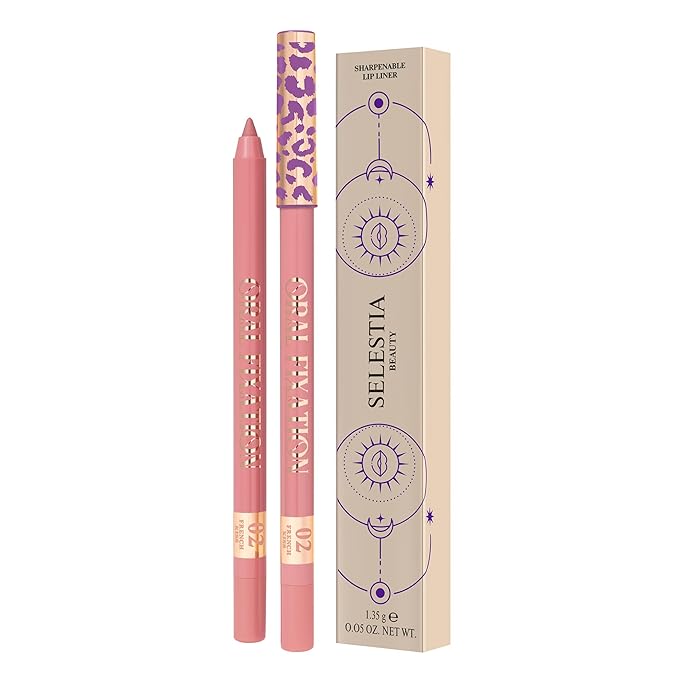 Long-Lasting & Waterproof Lip Liner Pencil – Oral Fixation – Precision Application with Sharpenable Tip (FRENCH KISS)