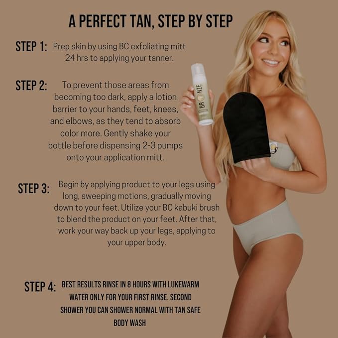 Bronze Cactus Chocolate Glaze Self-Tanning Mousse – Rich Medium Bronzed Foam | Streak-Free, Non-Sticky, Unscented | Instant Dark Chocolate Glow for Face & Body, With Natural Colour-Fix Technology