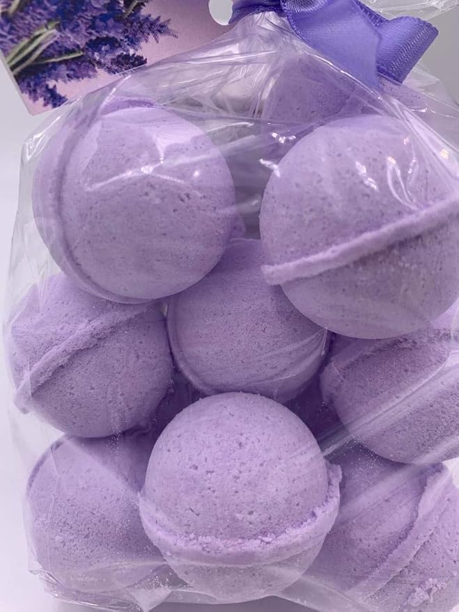 Spa Pure Plumeria Bath Bombs: Bath Fizzies moisturizing with Shea Butter, Great for Dry Skin, Small (14 Count) Pack of 1