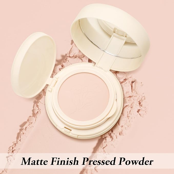 Cushion Foundation & Pressed Powder Set, Cream Air Lasting Coverage