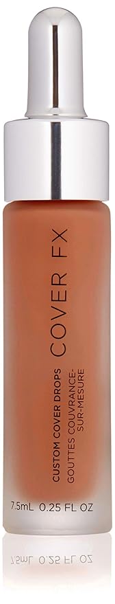 COVER FX Custom Cover Drops, Multi-Use Shade-Adjusting Liquid Deep 3