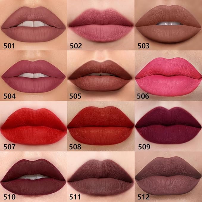 Purplish Red Lip Liner Pencil, Smooth Matte Lipstick Crayon with Lip Pencil Sharpener for Women, Velvet Smudge Proof Smudgeproof Waterproof No Transfer Makeup Forever Lipliner 509#