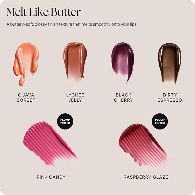 Nature Republic Honey Melting Lip Butter Balm – Moisturizing Tinted Plumping Lip Balm with Peptides, for Sheer & Glossy, Fuller-Looking Lips (Pink Candy)