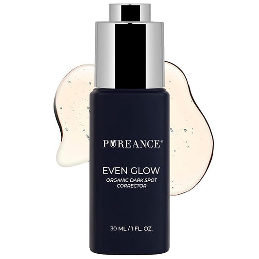 Even Glow - Organic Vitamin C Serum for Dark Spots on Face - Dark Spot Corrector, Dark Spot Remover for Face & Body - with Kakadu Plum Extract, Maple Leaf Extract, Aloe Leaf Juice & More - 1 Fl Oz
