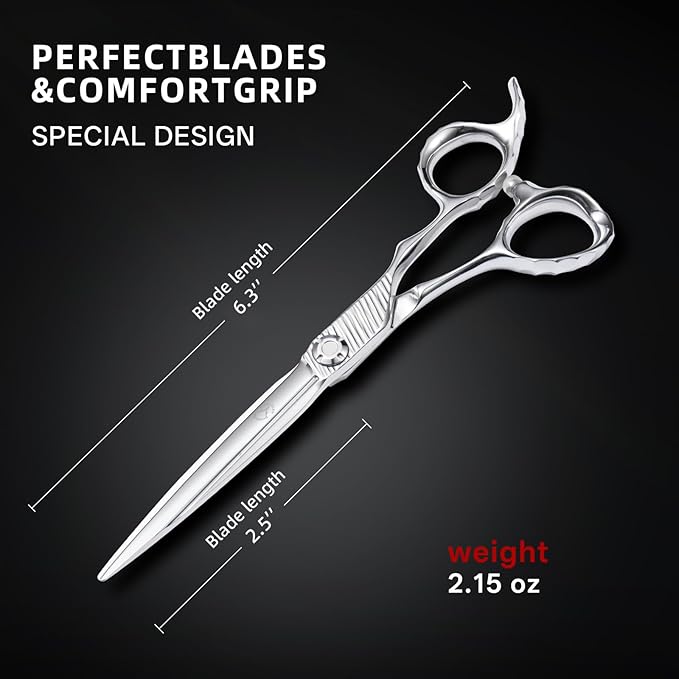 Professional Hair Cutting Scissors VG10 Steel Barber Shears for Wet and Dry Hair
