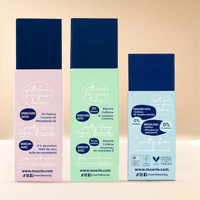Moerie Shampoo and Conditioner Plus Hair Mask and Hair Spray Mega Pack – The Ultimate Hair Care Set – For Longer, Thicker, Fuller Hair - Volumizing Hair Products – Paraben & Silicone Free - 8 items