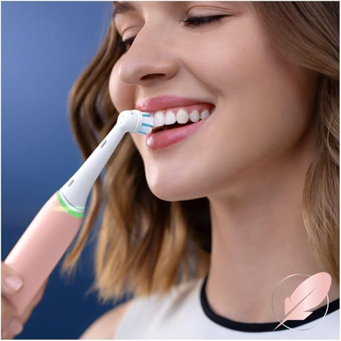 Oral-B iO Series Gentle Care Electric Toothbrush Replacement Brush Heads for an Oral-B Electric Toothbrush, 4 Count, White