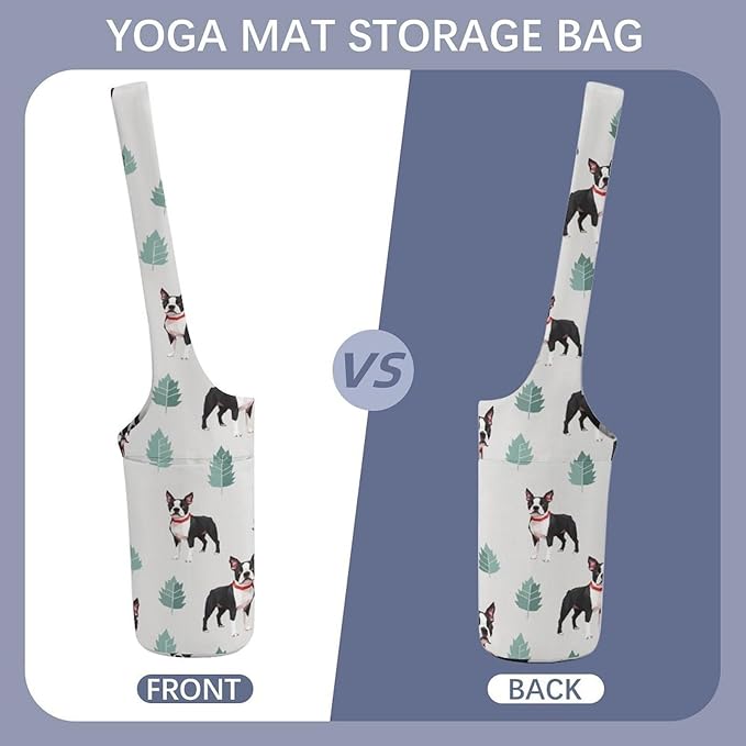 Portable Yoga Mat Carrier Single Shoulder Bag with Pocket Spacious for Yoga Gym Fitness Travel