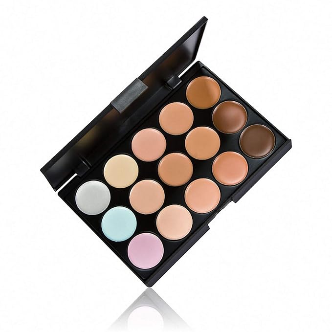 Concealer Palette, 15 Colors Makeup Palette Facial Camouflage