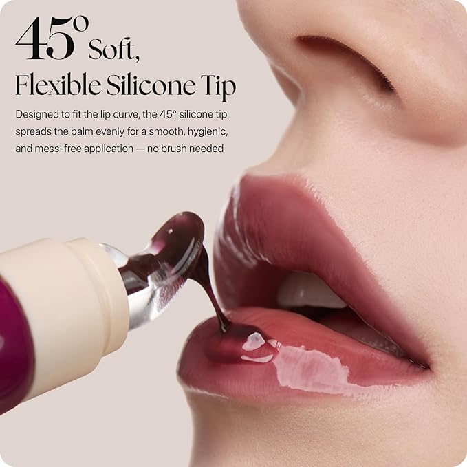 Nature Republic Honey Melting Lip Butter Balm – Moisturizing Tinted Balm with Peptides, for Sheer & Glossy, Smooth & Soft Lips (BLACK CHERRY)