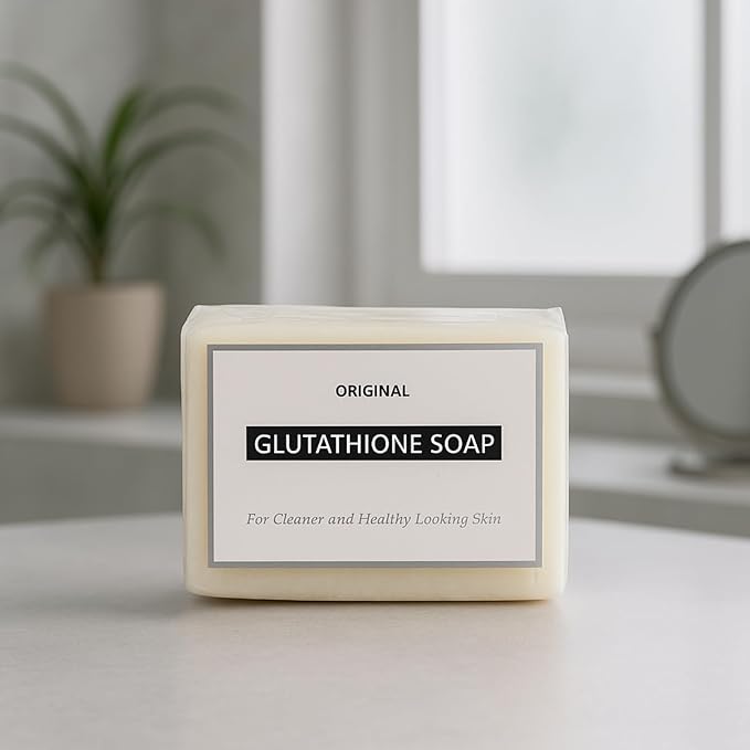 Relumins Original Glutathione Exfoliating Soap - Deep-Cleansing Face & Body Bar with Antioxidants for Clearer, Radiant, and Clean Skin – For Normal to Oily Skin - 120g x 3 Bars