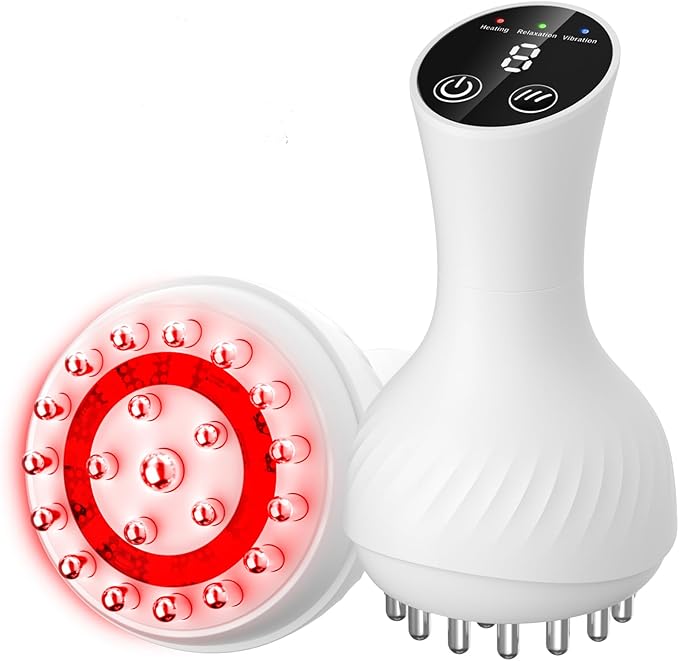 Lymphatic Drainage Massager & Anti Cellulite Massage Tool,New Lymphatic Massager,Helps Reduce Stretch Marks & Cellulite，for Belly, Arms & Legs,Body Sculpting Machine with Heat & Vibration