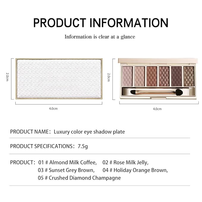 Rosy Nude Warm Eyeshadow Palette, 6 Matte & Shimmer Eye shadow — Dusty Rose, Beige Nude, Terracotta Brown, Rosy Copper & Antique Gold, High Pigment Long-Lasting Eye Makeup for Daily & Glam Looks 4