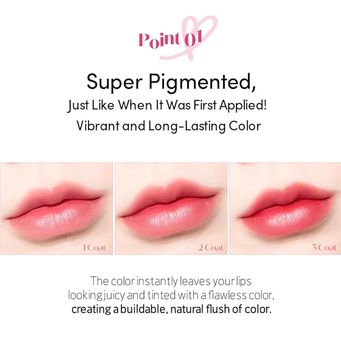 ETUDE Dear Darling Marker Tint #8 Cherry Punch (5g) | Hydrating & Long Lasting Lip Stain | High Pigmented Lip Maker with Easy Drawing Tip | Korean Daily Lip Tint, Korean Makeup, Kbeauty