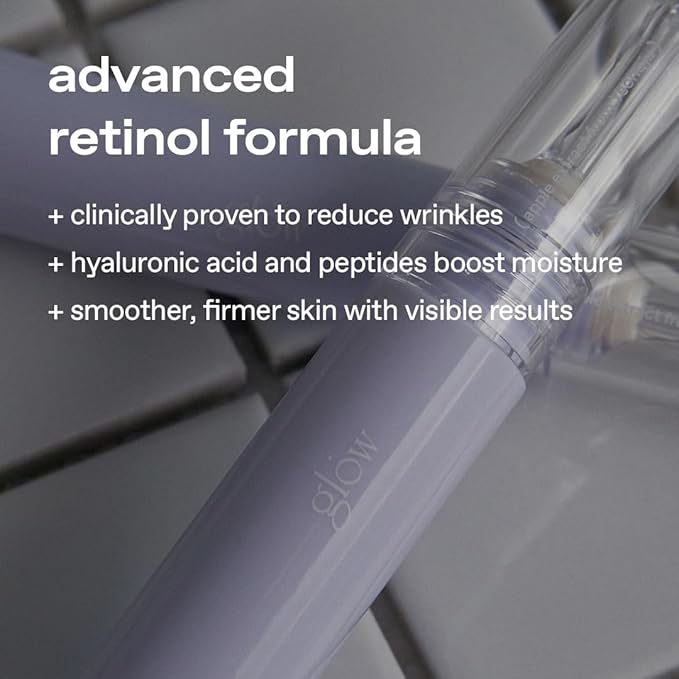 glow apple retinol eye cream | wrinkle‑improvement | rich ointment‑type with 0.1% pure retinol & 4th‑gen hpr | deep‑firming | antioxidant‑rich formula for revitalised radiance | 0.5 fl oz