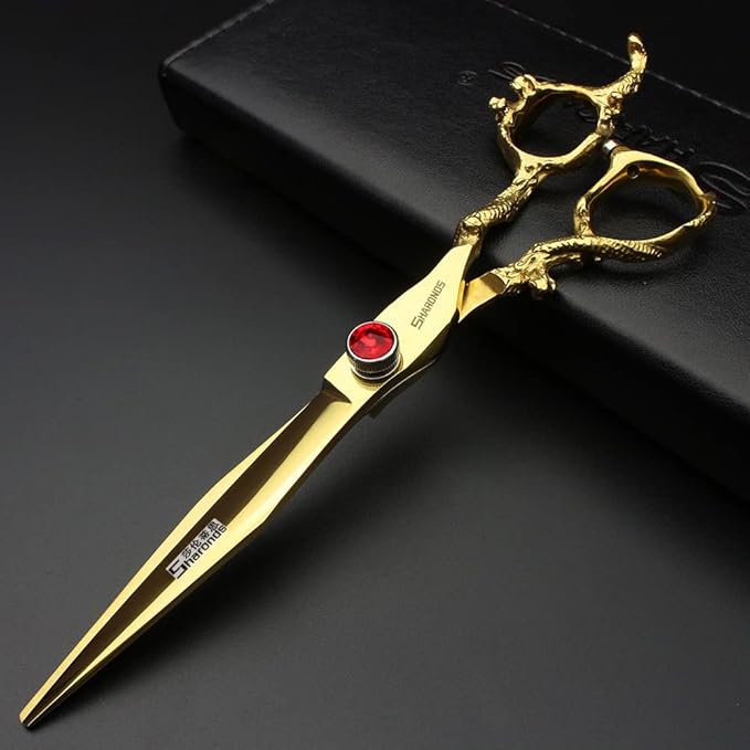 Super Sharp Hair Scissors 6/7/7.5/8/9 inch, Providing a Stable Feel.. (7in Cutting Scissor)