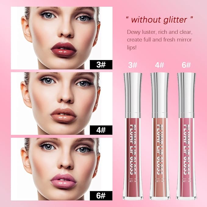ibcccndc Lip Plumper gloss,Natural Lip Plumper,High Girls