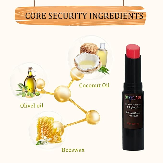 5 Pack Tinted Lip Balm With