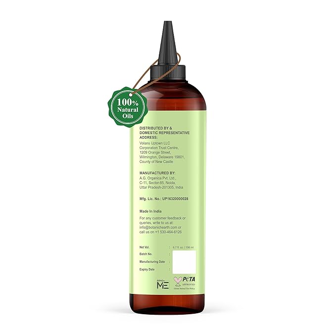 Botanic Hearth Hair Oil for Hair Growth & Home Hair Perm Kit | Strengthening Dry, Frizzy, Damaged Hair & Scalp Treatment | Rosemary & Batana Hair Oil – 6.7 Fl Oz