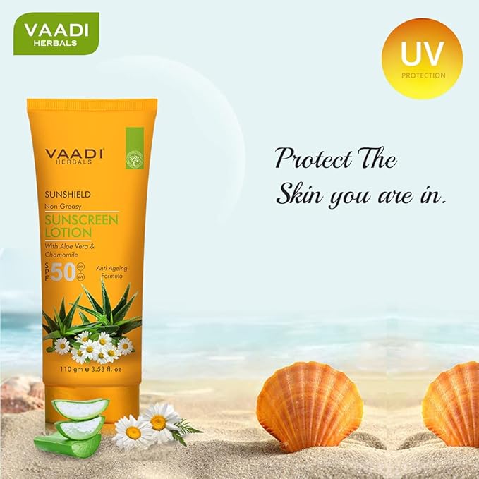 Vaadi Herbals Sunscreen Lotion SPF-50,
