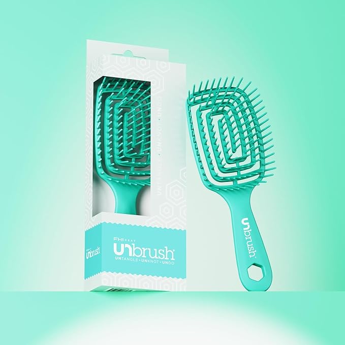 FHI Heat UNbrush Flex Detangling Hair Brush - Teal