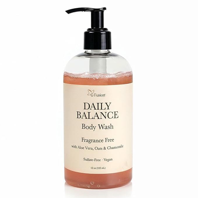 ALL Natural Body Wash, Moisturizing Shower Gel - Natural Fragnance Free Body Wash - Shower Gel For Dry & Sensitive Skin - Kids Soap - Organic, Vegan, Sulfate-Free - Bath Gel - Bath Soap with Oats