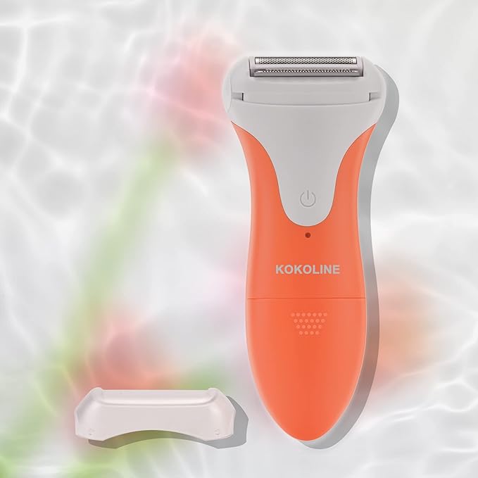 Women's Electric Shaver & Trimmer,Wet Dry Painless Razor for Legs,Bikini, Underarms, Hypoallergenic Foil Shaver with Bikini Trimmer,Cordless Waterproof for Shower Travel Gift,coral/bg7y
