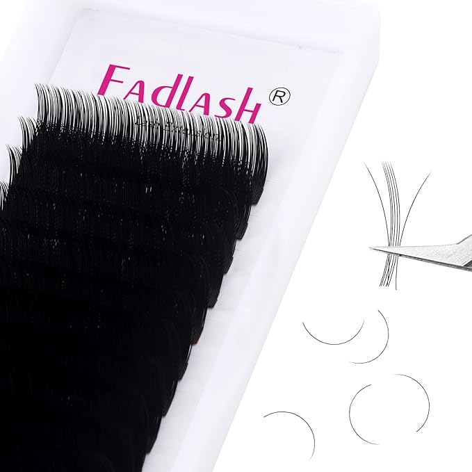 Eyelash Extensions 0.03 J Curl 15-20mm Regular Volume Lash Extensions Premium Silk Volume & Classic Lashes Matte Dark Professional Eyelash Extension Supplies (0.03-J, 15-20mm Mix)