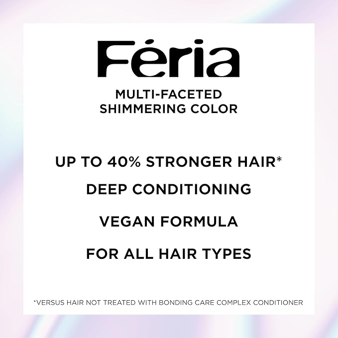 L'Oreal Paris Feria Multi-Faceted Shimmering Permanent Hair Color, 622 Fuchsia-cha, Pack of 1 Hair Dye Kit