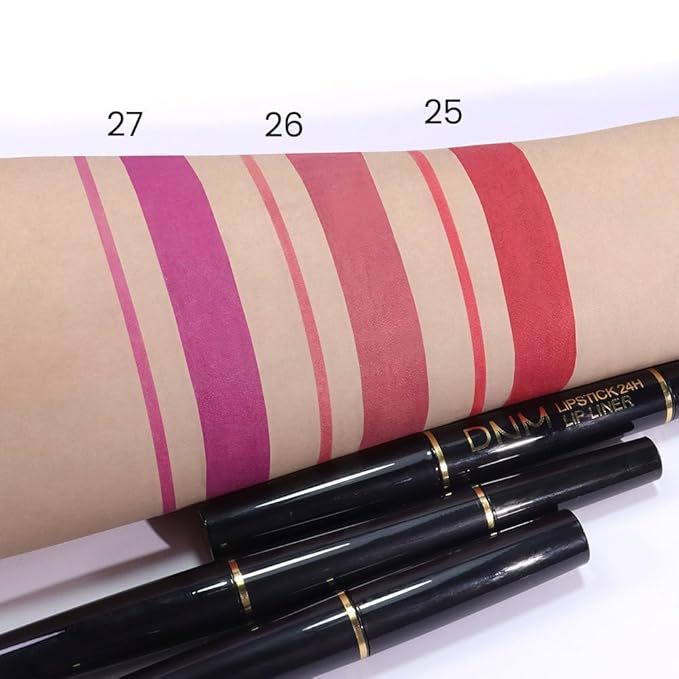 evpct 1Pcs Lip Liner and Lipstick Set Kit for Women, Matte Lips Kit with Lip Liner Lip Stains Long Lasting Waterproof 24 Hour Lipstick and Lip Liners Combo Lipliners Pencil 26#