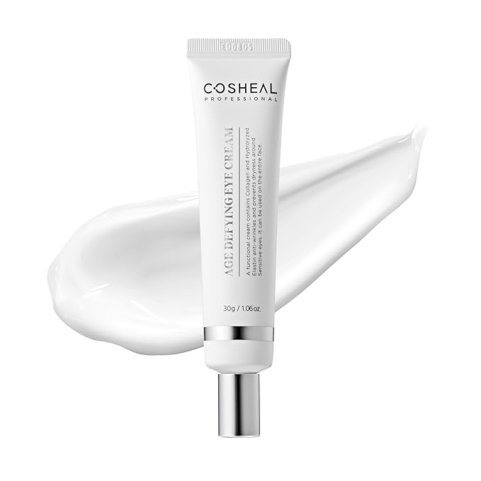 COSHEAL Age Defying Eye Cream 1.06 oz, Under Eye Anti-Aging Cream For Dark Circles & Lines, Suitable For Delicate Skin, Hypoallergenic, Wrinkle Care, Korean Skincare
