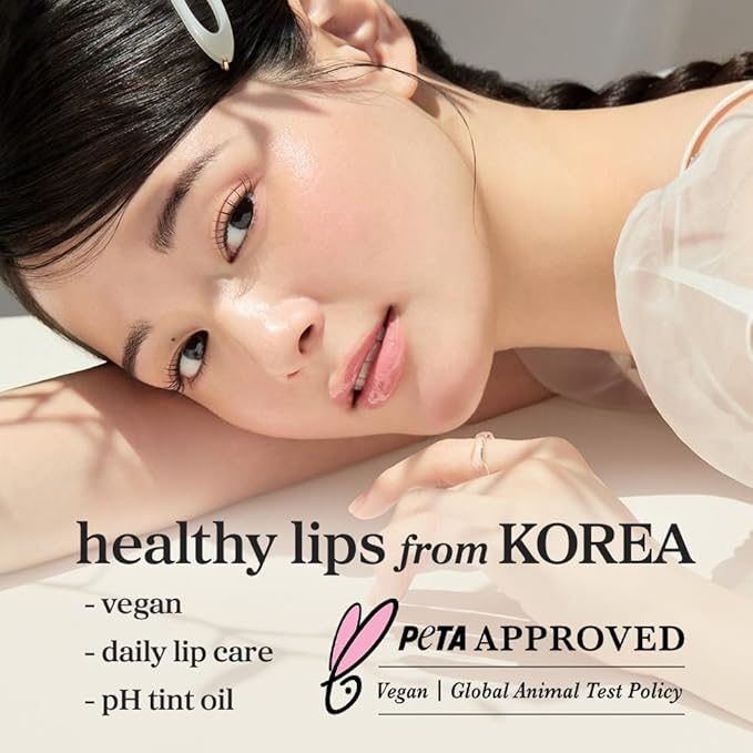 NOONI Korean Lip Oil - Appleberry | Long-Lasting, Moisturizing, Plumping, Revitalizing for Dry Lips, Waterproof, No Peel Off, Hydrating, Nourishing Crystal Clear, Stocking Stuffers, 0.12 FL Oz
